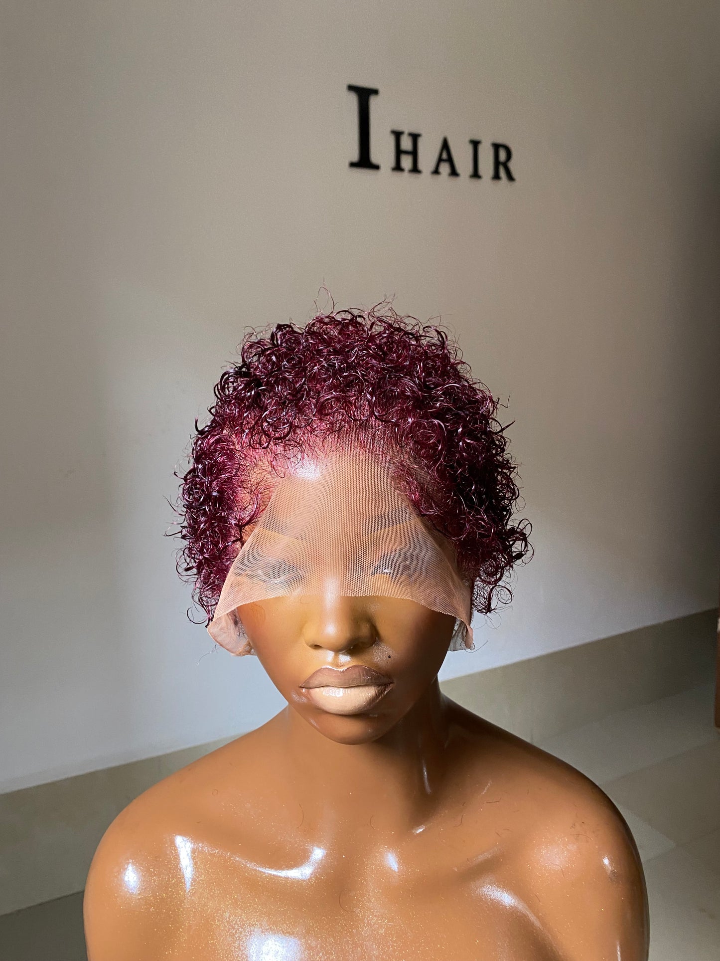 Burgundy Coco curly Unit