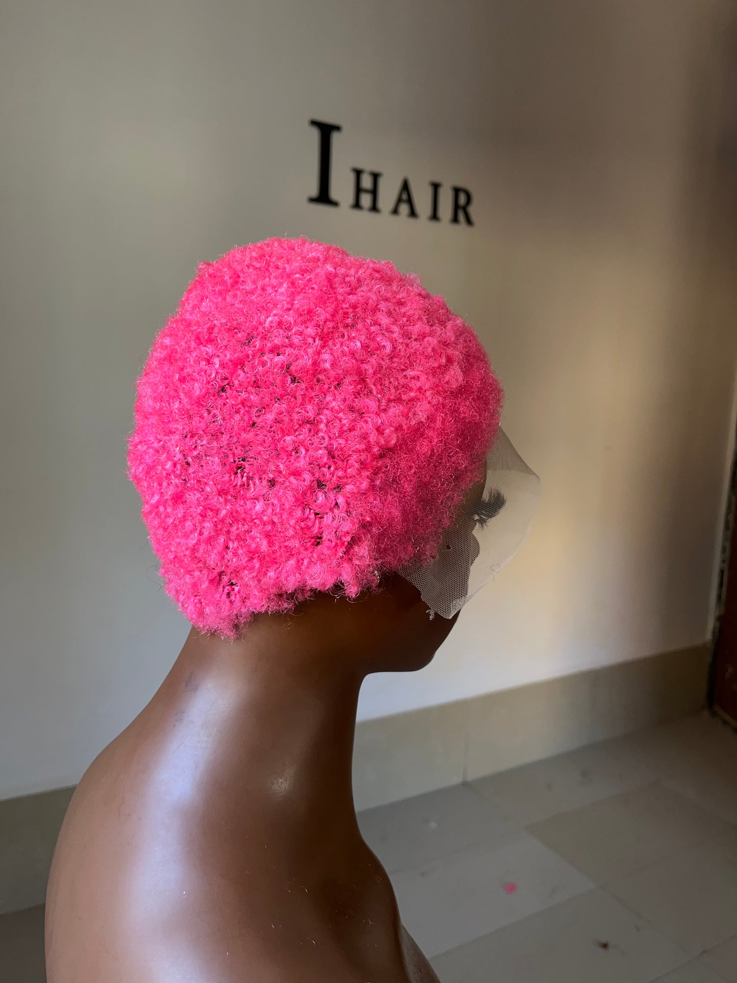 Pink Lowcut Wig