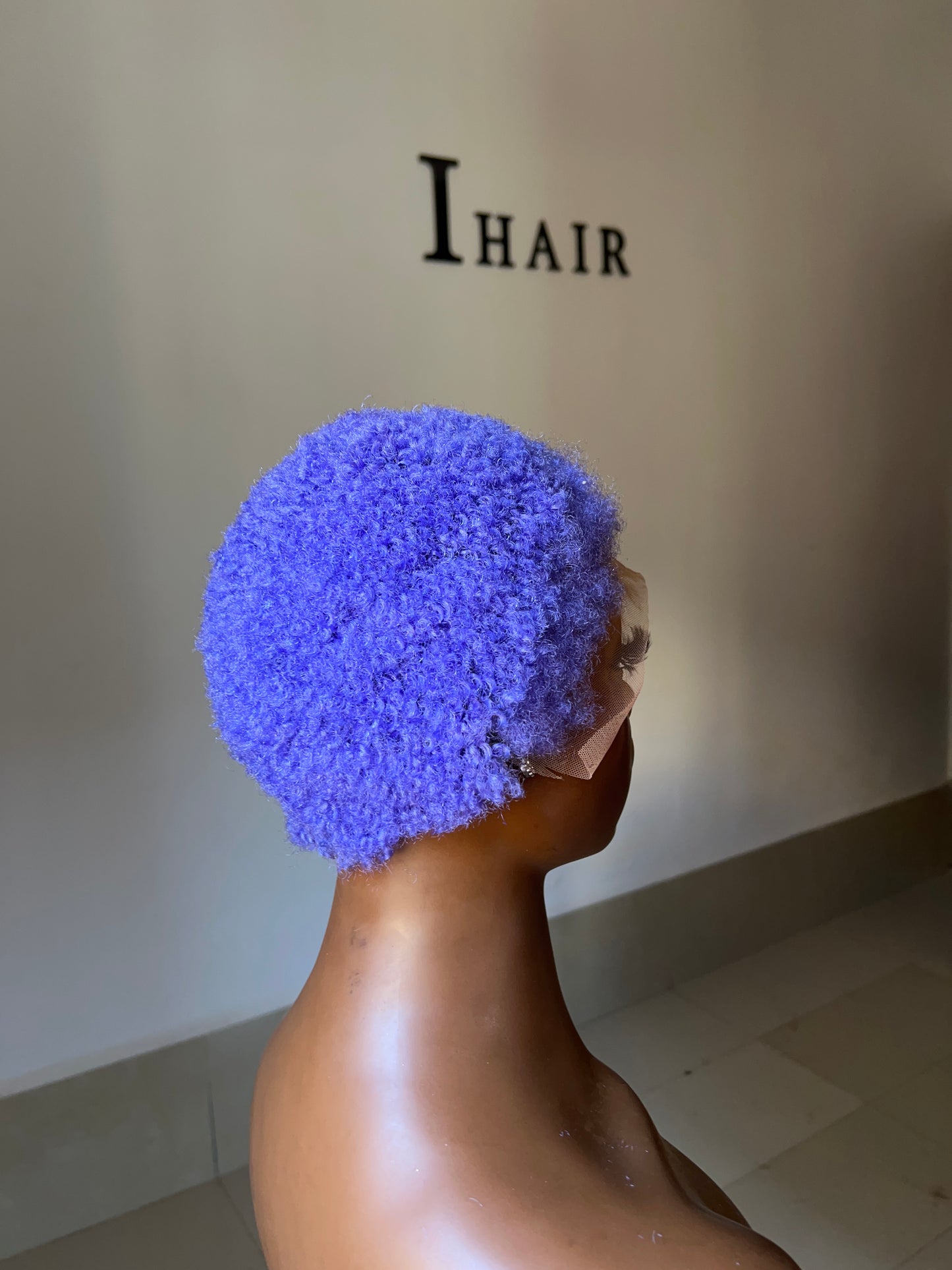 Purple Lowcut Wig