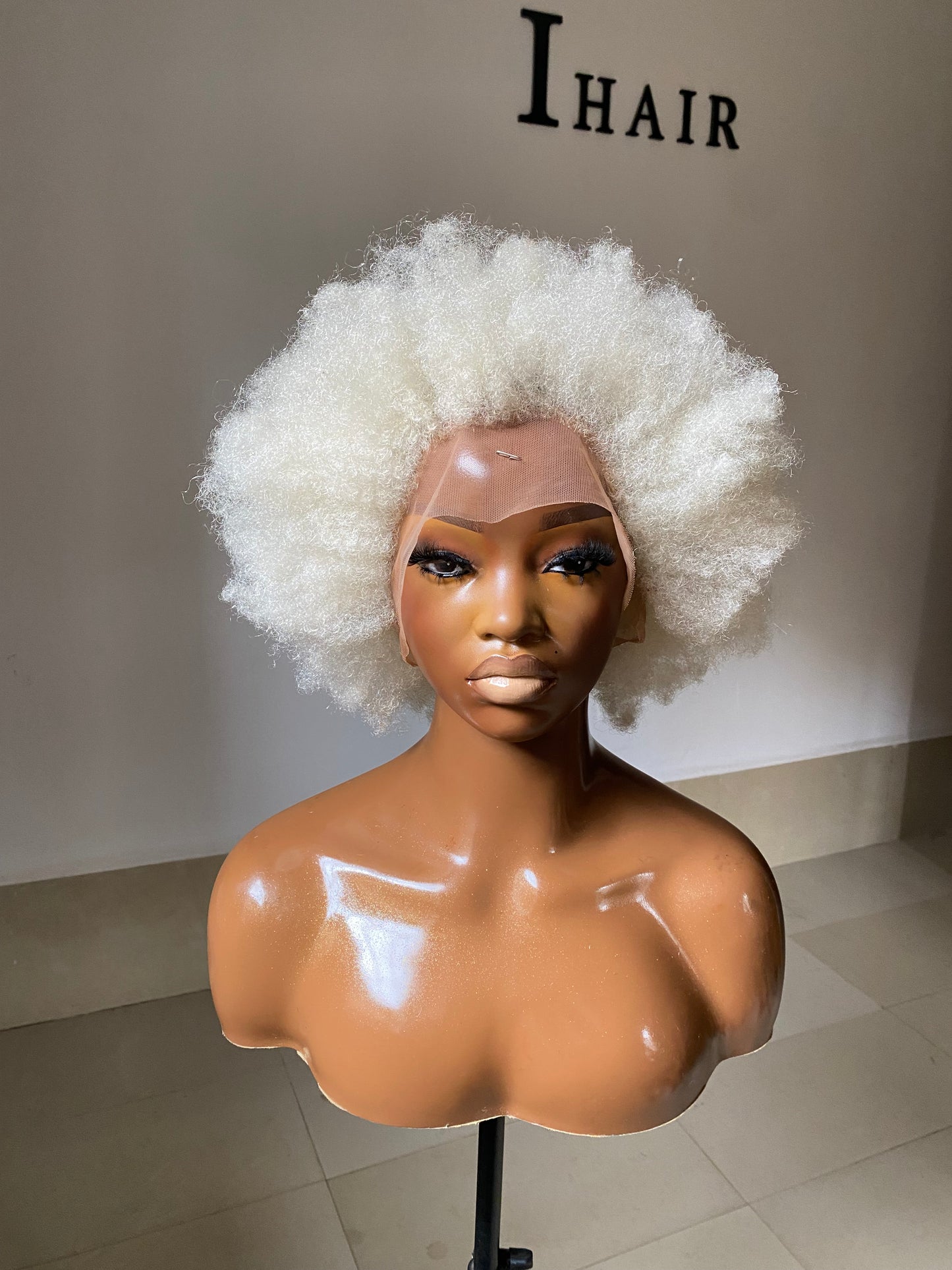 White Afro Kinky Unit
