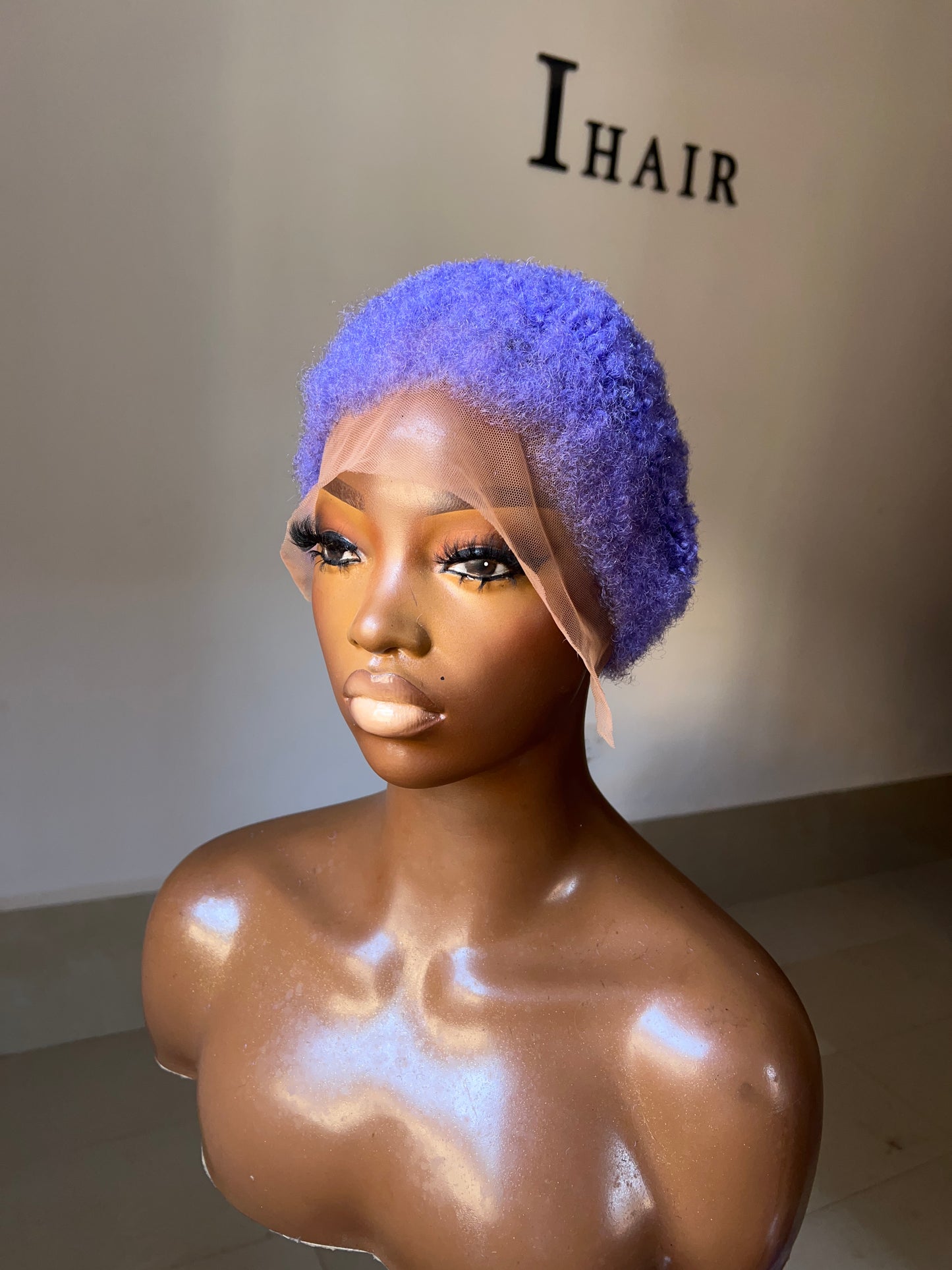 Purple Lowcut Wig