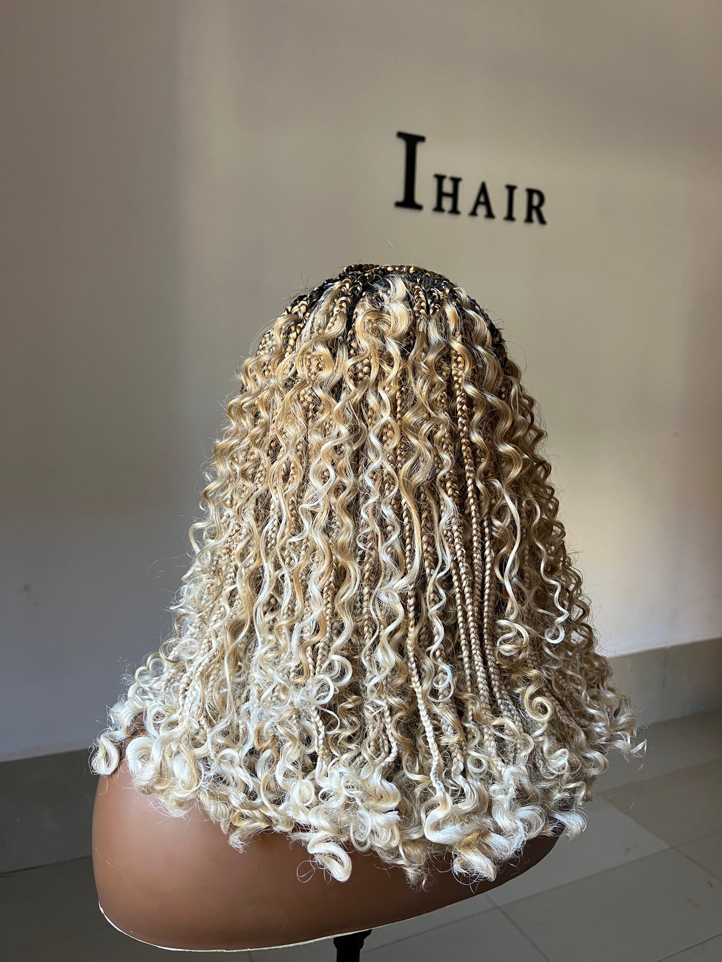 Ombré Blonde Boho Braids