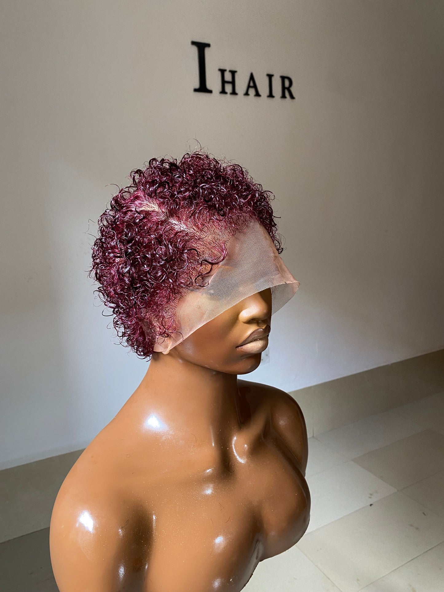 Burgundy Coco curly Unit