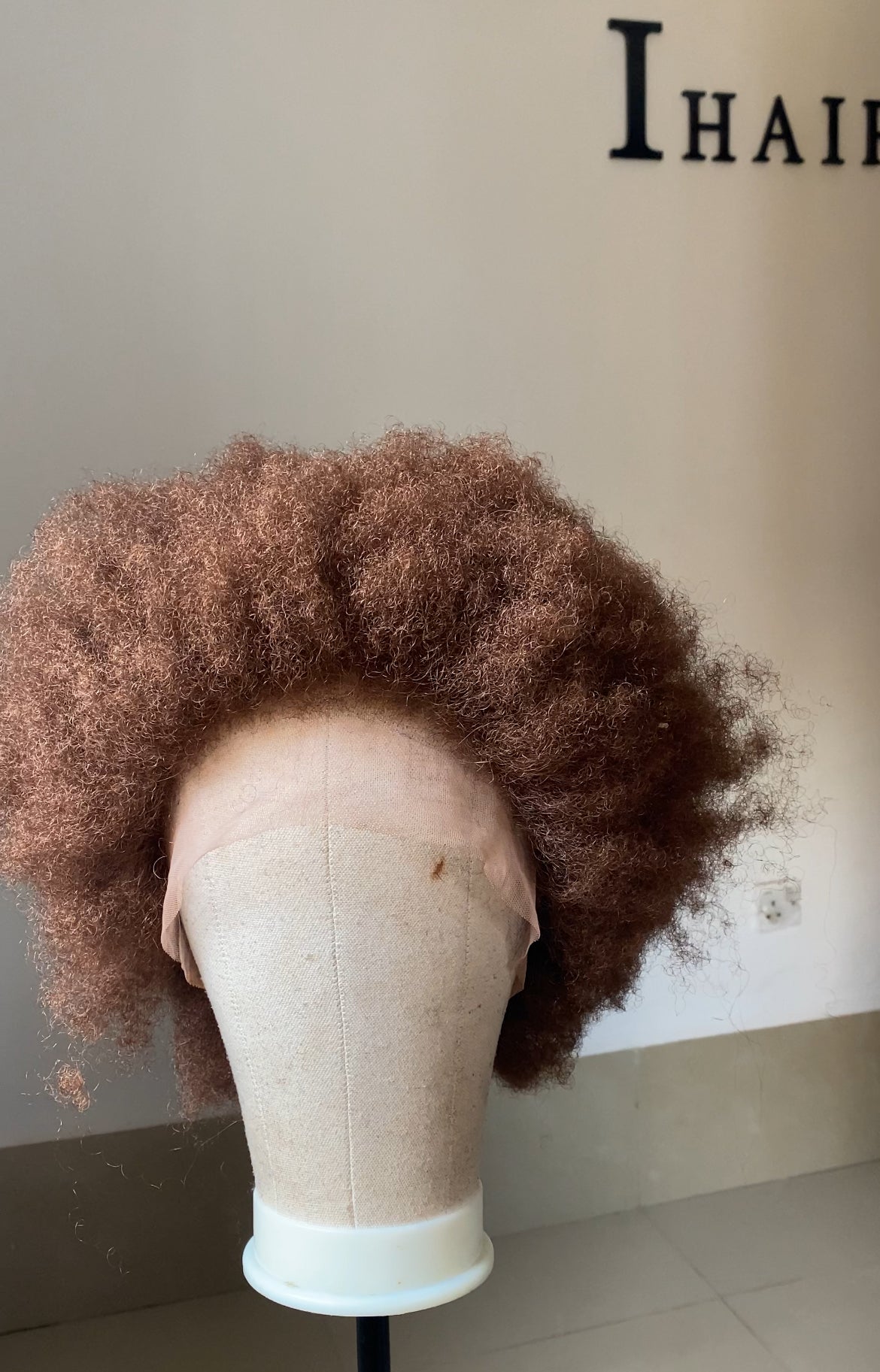 Coffee Brown Afro Kinky Unit.