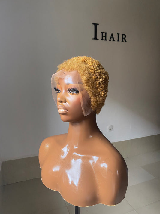 Gold Lowcut Wig