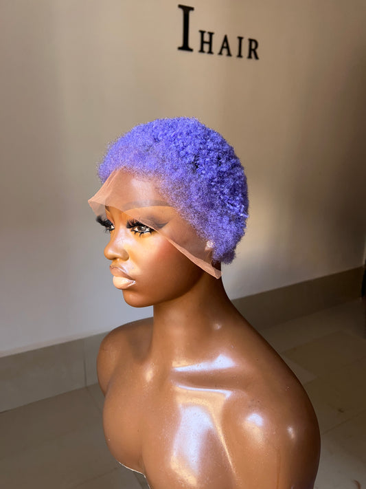 Purple Lowcut Wig