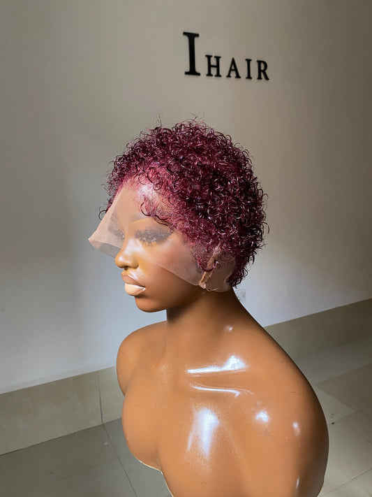 Burgundy Coco curly Unit