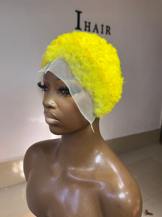 Yellow Lowcut Wig